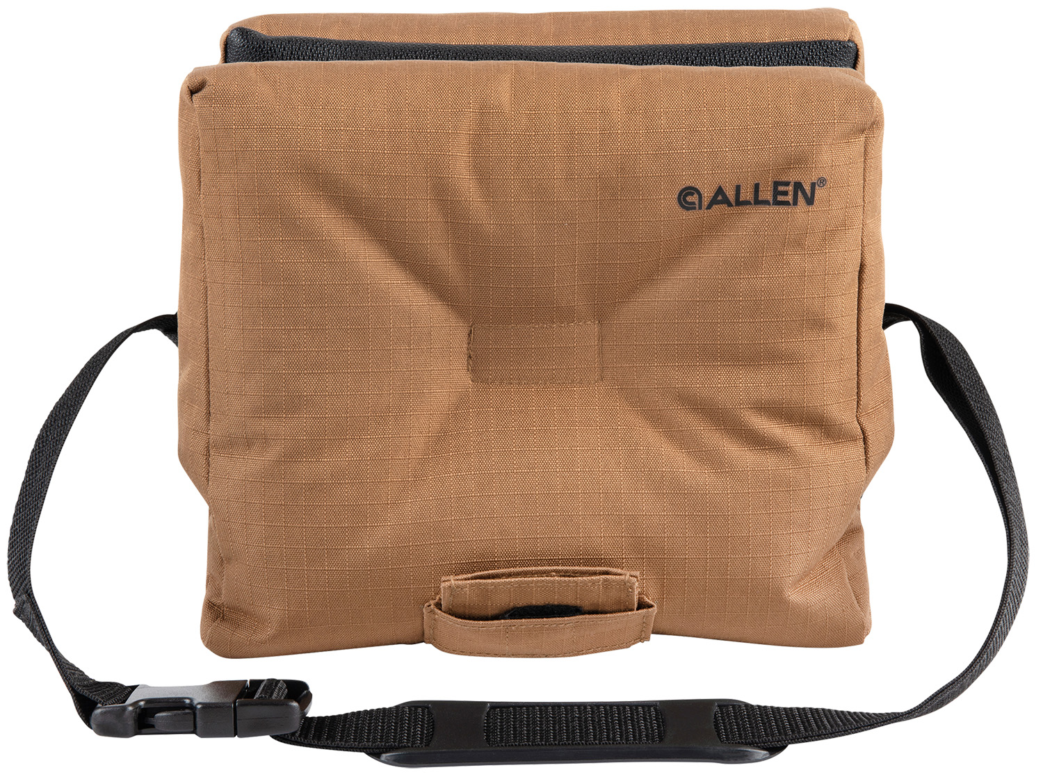 Allen 18420 Bench Shooting Bag Empty Black/Tan 600D Polyester
