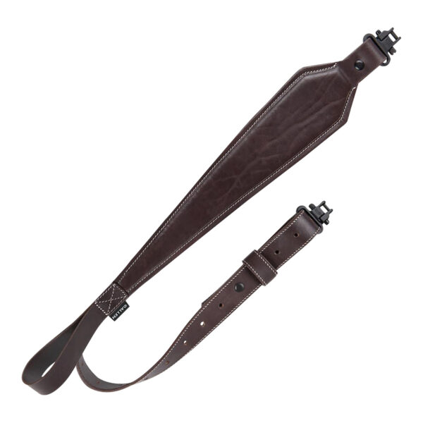 Heritage Cases 8511 Plain Dark Leather  Dark Mahogany Leather 28"-35" OAL Rifle