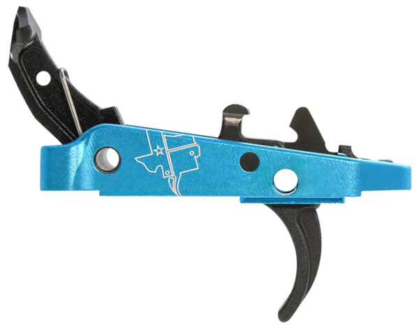 CMC Triggers 47501 Drop-In Trigger Group 2.0 Single-Stage Curve with 3.50 lbs Draw Weight Black w/ Blue Housing