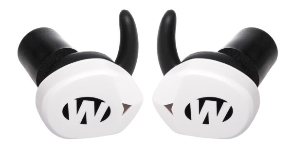 Walker's GWPSLCR2BTWHT Silencer BT 2.0 Electronic Ear Buds Sports South Exclusive White Polymer