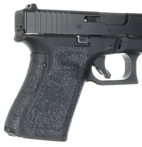 Talon Grips EV02R Adhesive Grip  Textured Black Rubber, Fits Compact Glock Gen 5 (19, 23, etc.)