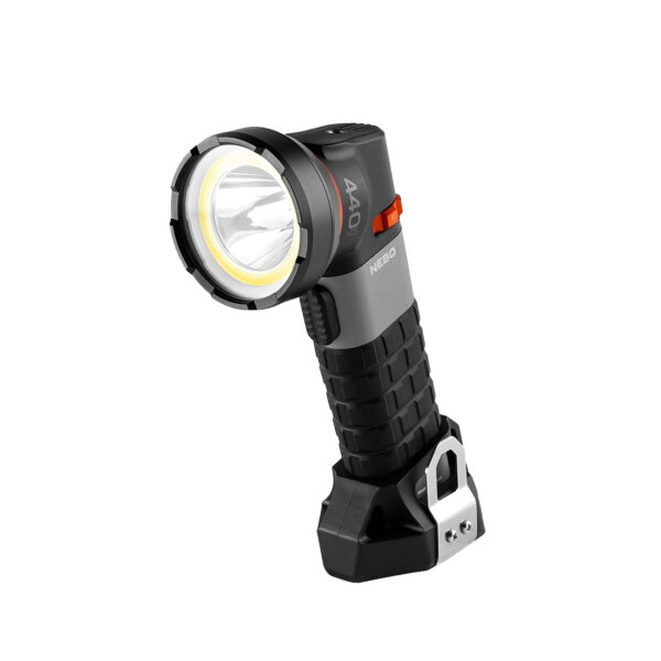 NEBO NEBSPT1004 Luxtreme SL25R Spotlight  Black 30/300/500 Lumens White LED/Red Flood