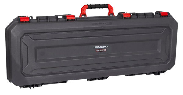 Plano All Weather 2 42" Rifle Case with Rustrictor Technology – Gray with Red Accents