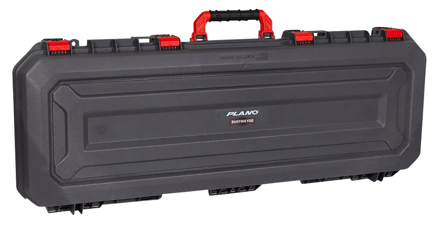 Plano All Weather 2 42" Rifle Case with Rustrictor Technology – Gray with Red Accents