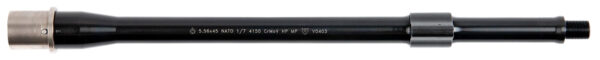 Ballistic Advantage BABL556036F Performance Series BA Hanson Mid-Length 5.56x45mm NATO 13.70" Threaded Black QPQ Chrome Moly Vanadium, Fits AR-15
