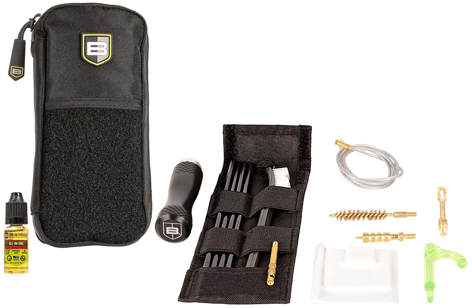 Breakthrough Clean BT-MPK-338 Badge Rod/Pull Thru Kit .338 Cal