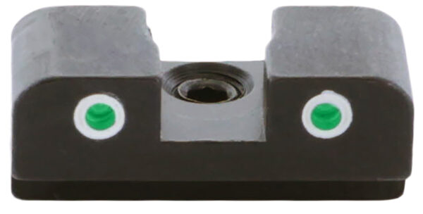 AmeriGlo XD191R Tritium Rear Sight for Springfield XD/Hellcat  Green Tritium White Outline Rear