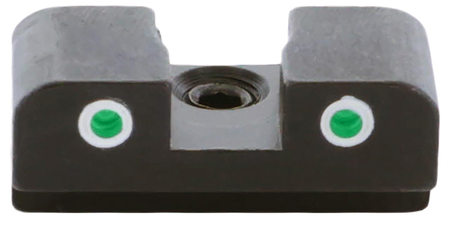 AmeriGlo XD191R Tritium Rear Sight for Springfield XD/Hellcat  Green Tritium White Outline Rear
