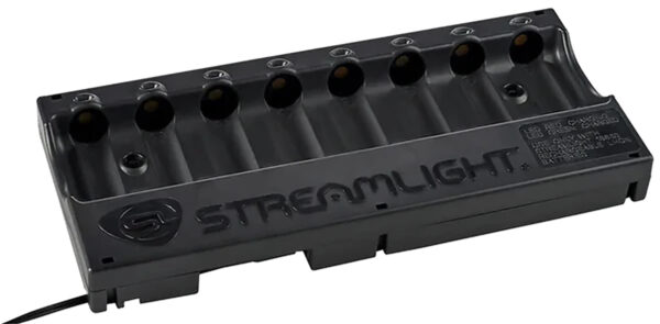 Streamlight 20234 8-Unit Bank Charger  Black SL-59/CR123A Battery 100V/120V/AC