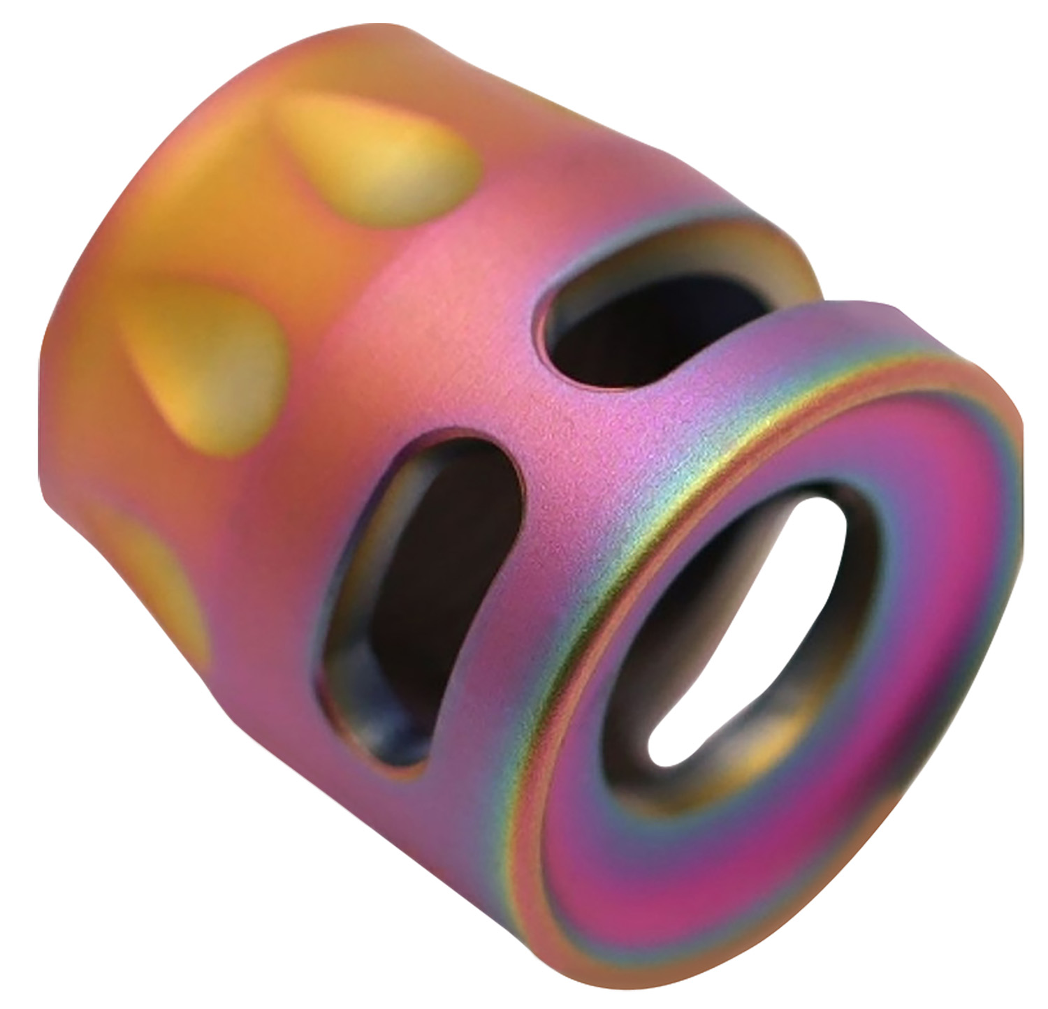 True Precision Inc TPSMICROS Micro Compensator S-Type Spectrum 416R Stainless Steel 1/2"x28 Threads 9mm/380 ACP