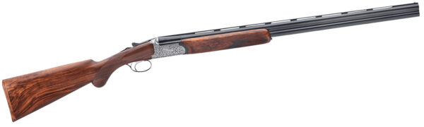 Rizzini USA 410141029 Round Body EM Full Size 410 Gauge Break Action 2rd 29" Vent Rib Barrel, Coin Anodized Silver Receiver, Fixed w/Prince of Whales Grip Grade III Turkish Walnut Stock