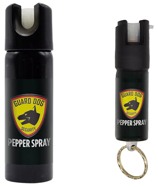 SKYLINE USA INC PSGDHA Pepper Spray  Range 16 ft 2 Pack 0.5oz/3oz Features Invisible UV Dye Includes Keychain