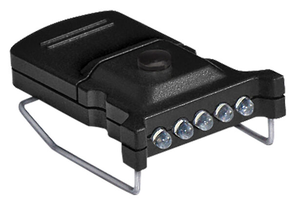 Cyclops CYC-MHC2PK-W Micro Hat Clip Light Black 10 Lumens White LED