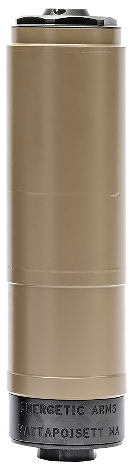 Energetic Armament EA16 Ferox 5.56mm 1/2x28 Suppressor FDE Cerakote