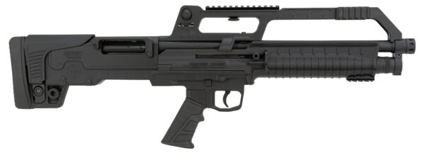 Escort HEBA12180001 BullTac SA 12 Gauge Semi-Auto 3" 5+1 18" Black Stainless Steel Barrel, Black Aluminum/Polymer Receiver w/Picatinny Rail, Black Bullpup Synthetic Stock, Black Grip