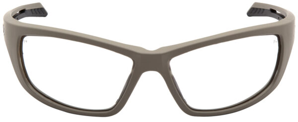 Pyramex VGST1310T Howitzer Glasses Clear Lens Anti-Fog Tan Frame
