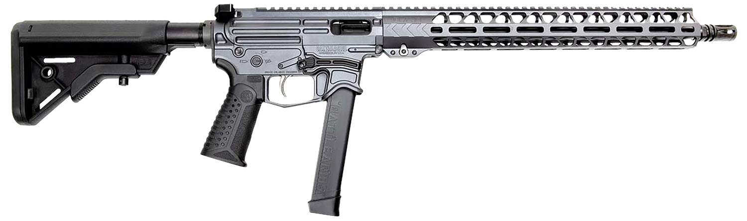 Battle Arms Development XIPHOS001 Xiphos  30+1 16" Black Barrel, Combat Gray Picatinny Rail Aluminum Receiver, M-LOK Handguard, Black Synthetic Stock, Adj Black Grip