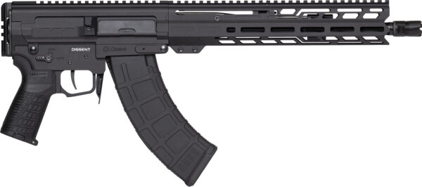CMMG 86A8E0BAB Dissent MK47 7.62x39mm 30+1 12.50" Black Nitride Threaded Barrel, M-LOK Handguards, Black Armor Cerakote Aluminum Picatinny Rail Receiver