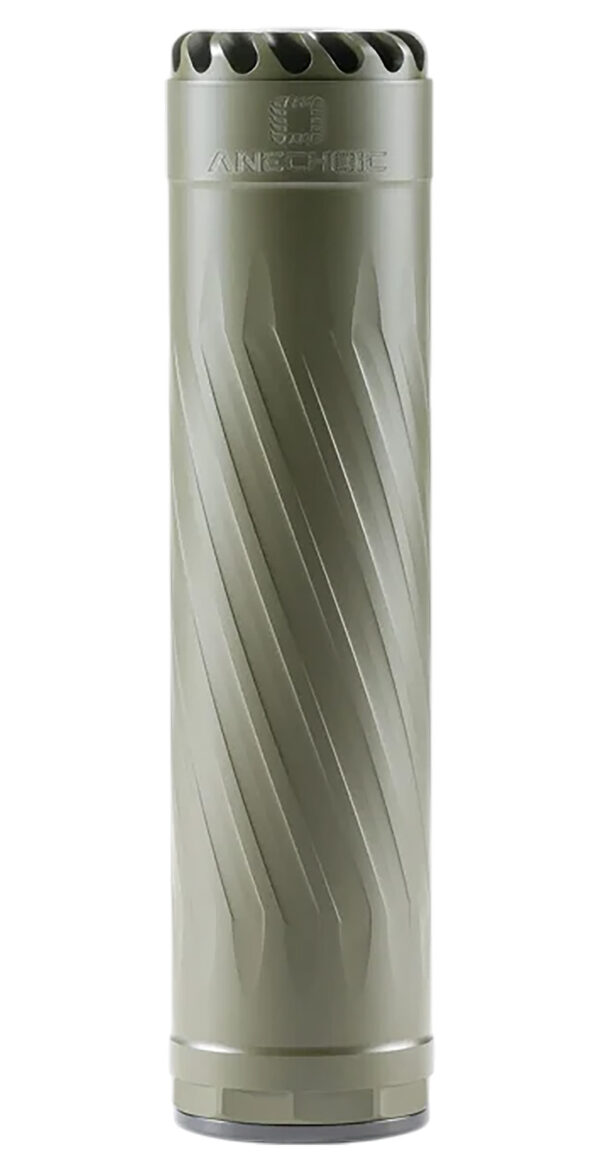Anechoic Anechox 35 Suppressor .35 Cal / .338 Lapua Magnum Olive Drab 1-3/8x24 with 1/2x28 DTA Adapter