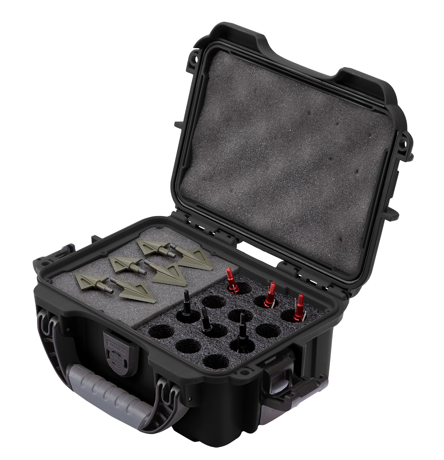 Nanuk 903S080BK0A0C1538 Broadhead Holder  Black NK-7 Resin