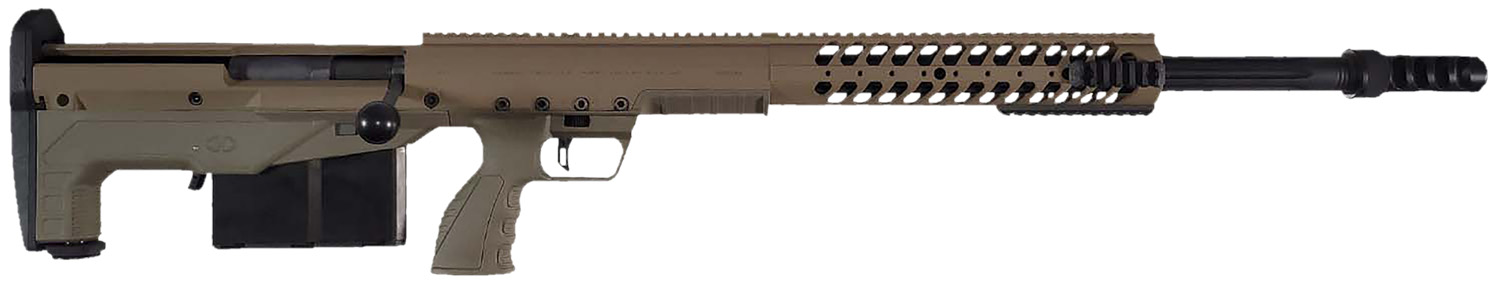 Desert Tech HTI-RF-D-FF HTI Bullpup 50 BMG 5+1 29" Black Nitride Match Grade Threaded Barrel, Flat Dark Earth Anodized Receiver w/Picatinny Rail, M-LOK Handguard, Picatinny Rail Forend, Flat Dark Eart