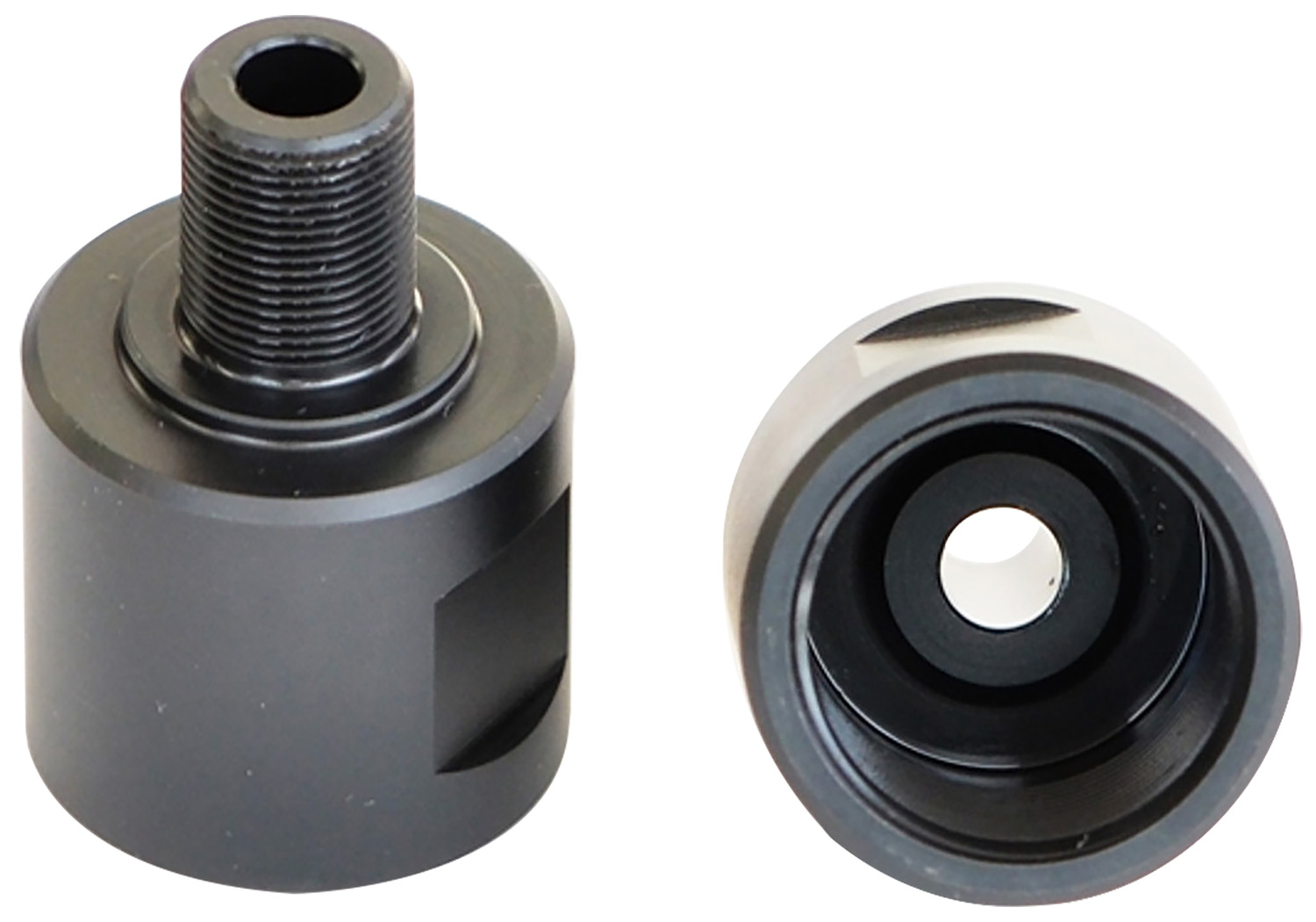Griffin Armament 24MM1228A Thread Adapter 24mm x 1.5mm to 1/2"x28 Melonite QPQ Black