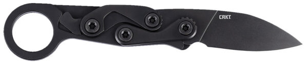 CRKT 4050K Provoke EDC EDC 2.47" Folding Black Oxide Plain Satin D2 Steel Blade, Black Aluminum Handle