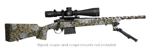 Horizon Firearms RF006P221816T12 Vandal X 22 Creedmoor 18" Black Fluted Threaded Barrel, Drilled & Tapped Receiver, Iota EKO X Carbon Fiber Stock