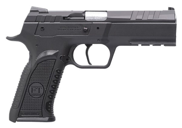 Tanfoglio TFFORCES9 Force Esse 9mm Luger 16+1 4.40" Stainless Steel Barrel, Black Serrated Steel Slide, Black Polymer Frame w/Picatinny Rail, Textured Grip