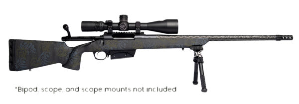 Horizon Firearms RF019C221816C20 Vandal Carbon II 22 Creedmoor 18" Black Fluted Barrel, Black Drilled & Tapped Receiver, Black Iota EKO X Carbon Fiber Stock