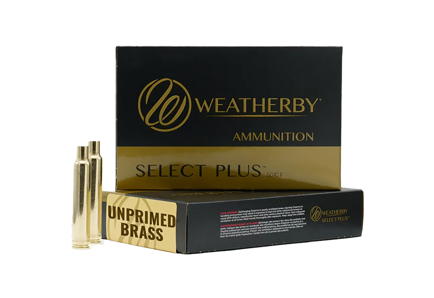 Weatherby BRASS65RPM50CT Select Plus Unprimed Cases 6.5 Wthby RPM Rifle Brass 50/Box