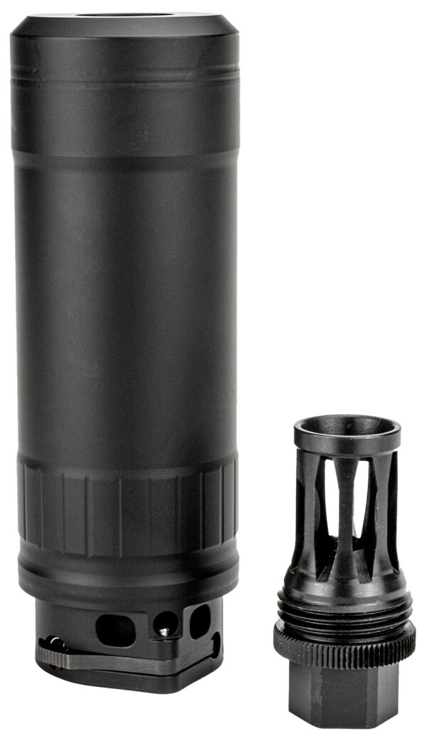 Kgm Suppressors RS-R556A1-QD-BLK R556A1  6mm/5.56 NATO Black Nickel Alloy/Stainless Steel 1/2"x28
