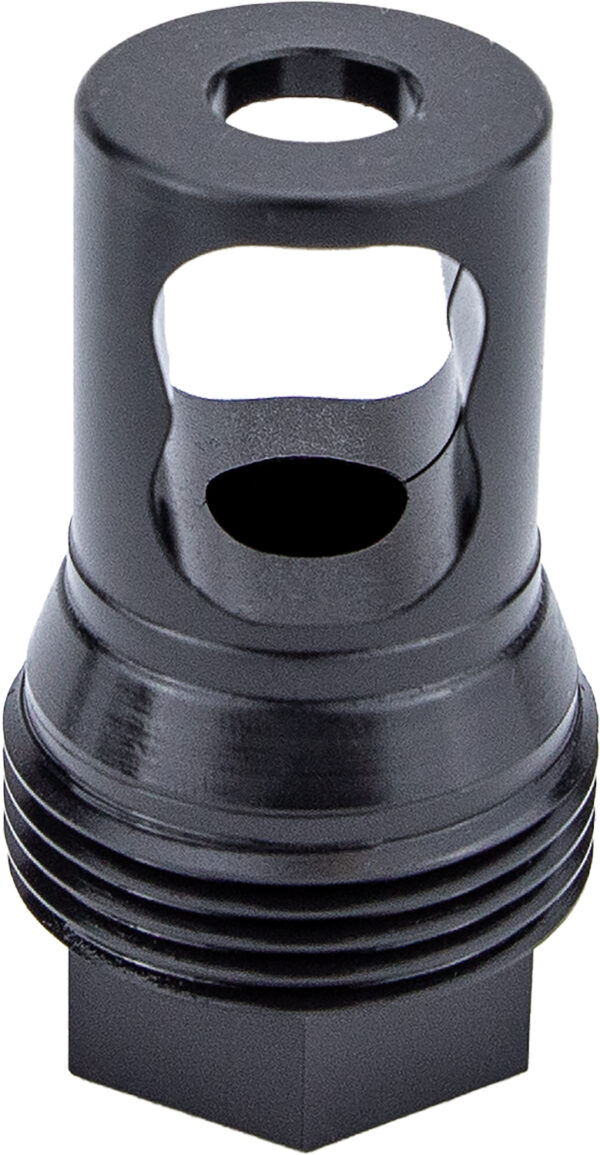 Kgm Suppressors A-TMB50-S-3 R50T Taper Muzzle Brake Black Nitride Steel M24x1 Threads