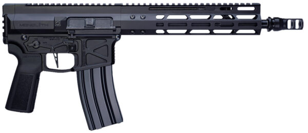 Global Ordnance LLC 197892003230 Monolith 15P 5.56x45mm NATO 30+1 12.50" Black Mono Barrel, M-LOK Handguard, Black Aluminum Picatinny Rail Receiver, Rear Picatinny Rail, B5 P-Grip 23 Grip