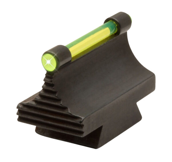 TruGlo TGTG95530RG Front Sight  Green Front Fiber Optic/Black Frame 3/8" Dovetail, .530" High