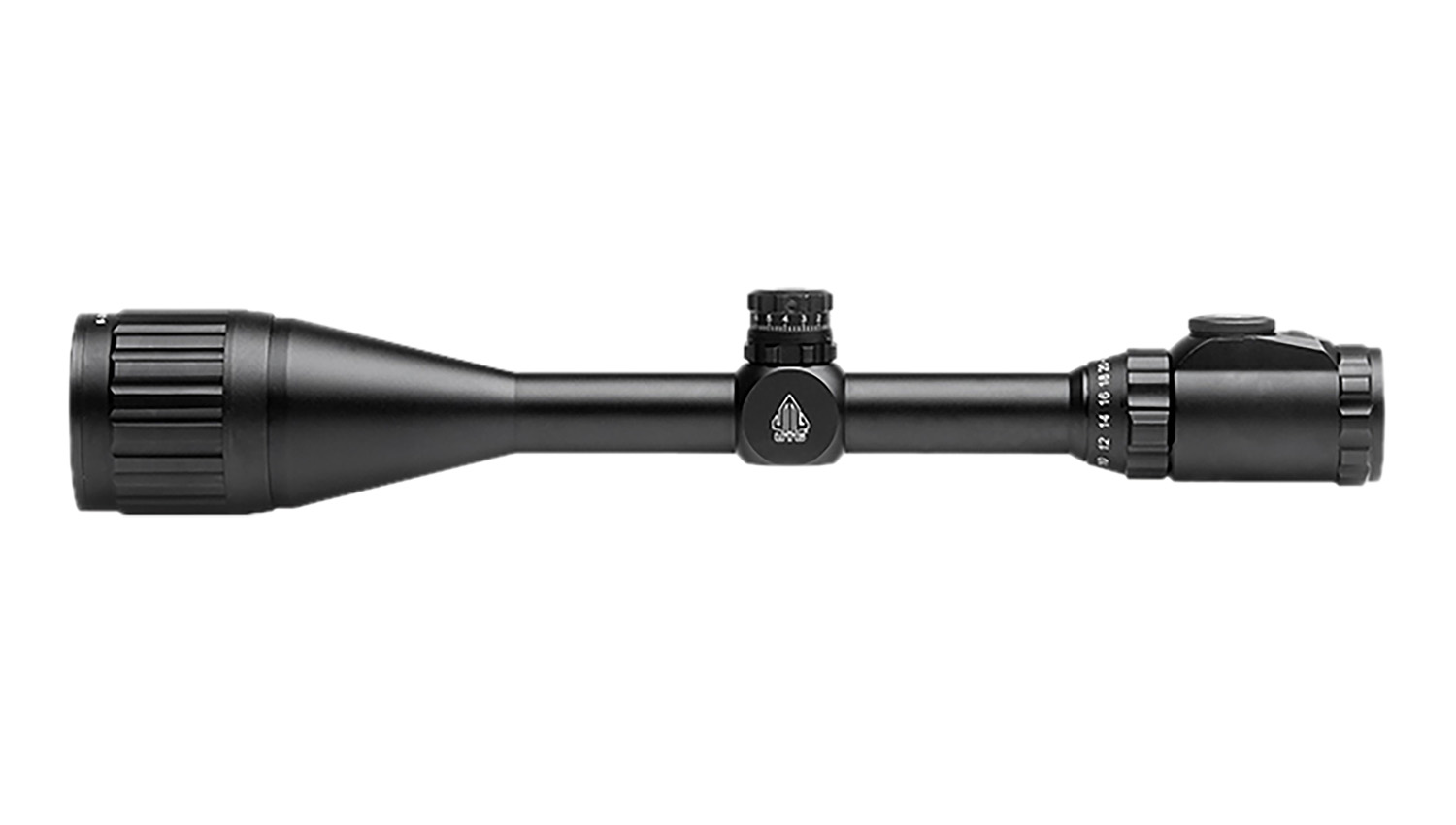 Leapers SCPU6245AOIEW True Hunter  Matte Black 6-24x50mm AO, 1" Tube Illuminated Mil-Dot Multi-Color Reticle