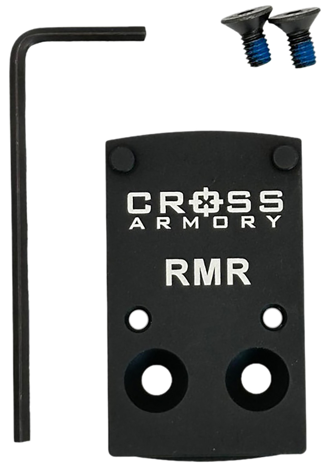 Cross Armory CRRMADAPTER Adapter Plate Black Oxide Aluminum Compatible w/ RMR Optics