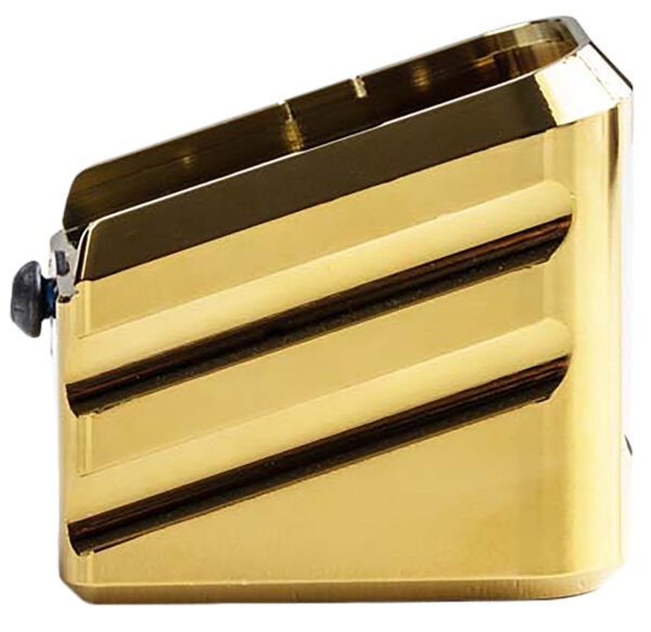 Cross Armory CRG+0MEG17GD Magazine Extension  Fits Glock 17/22/31 Gen 1-5 Gold Aluminum