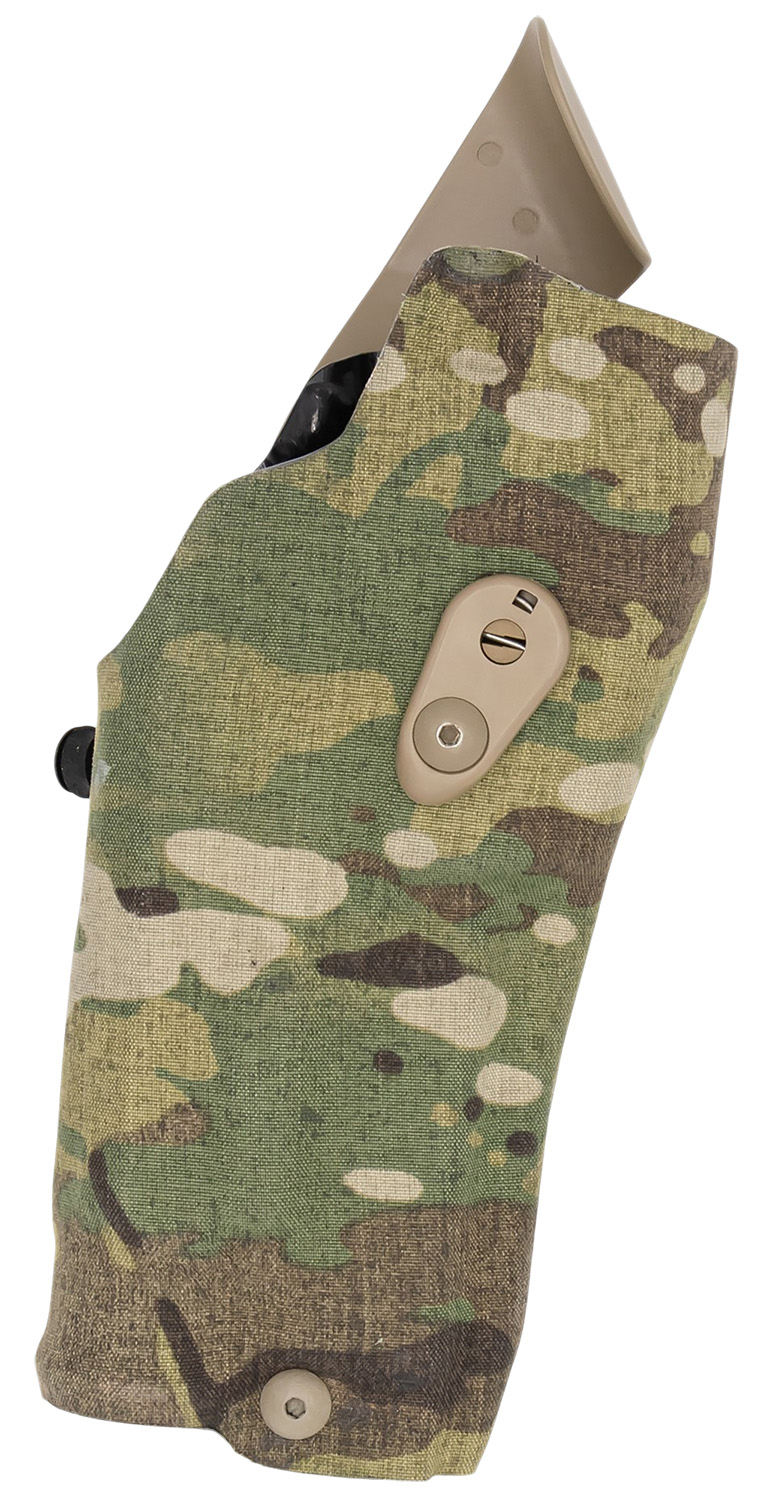 Safariland 6354RDSO28327701MS1 6354RDSO-ALS  OWB Multi-Cam SafariLaminate Fits Glock 19 MOS Compatible w/ TLR 7 Light Right Hand