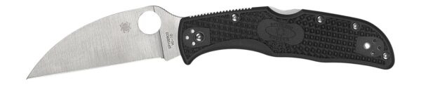 Spyderco C243FPWCBK Endela Lightweight 3.40" Folding Wharncliffe Plain VG-10 SS Blade, Black Textured FRN Handle