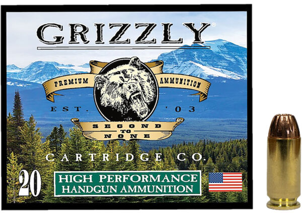 Grizzly Ammo GC4SW1   40S&W 200gr Jacketed Hollow Point 20 Per Box/10 Case