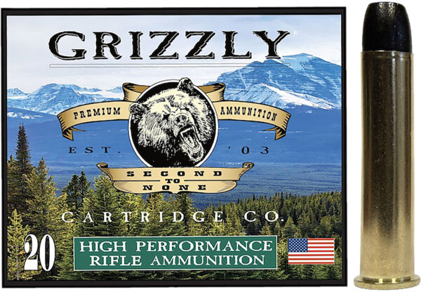 Grizzly Ammo GC45/701   45-70Gov 405gr Round Nose Flat Point 20 Per Box/10 Case