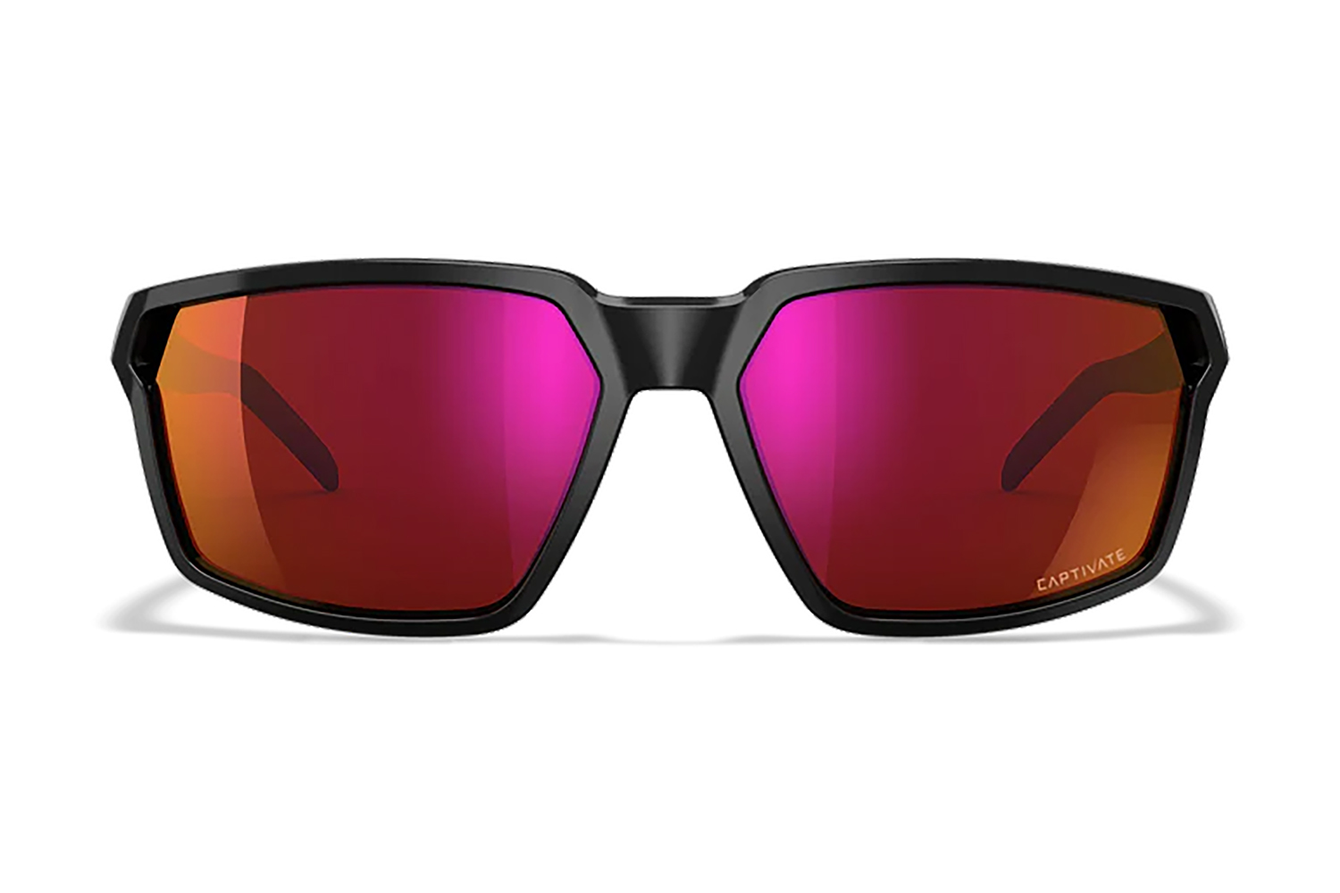 Wiley X AC6SRA06 Sierra  M/L Red Mirror Lens Polycarbonate Gloss Black Frame