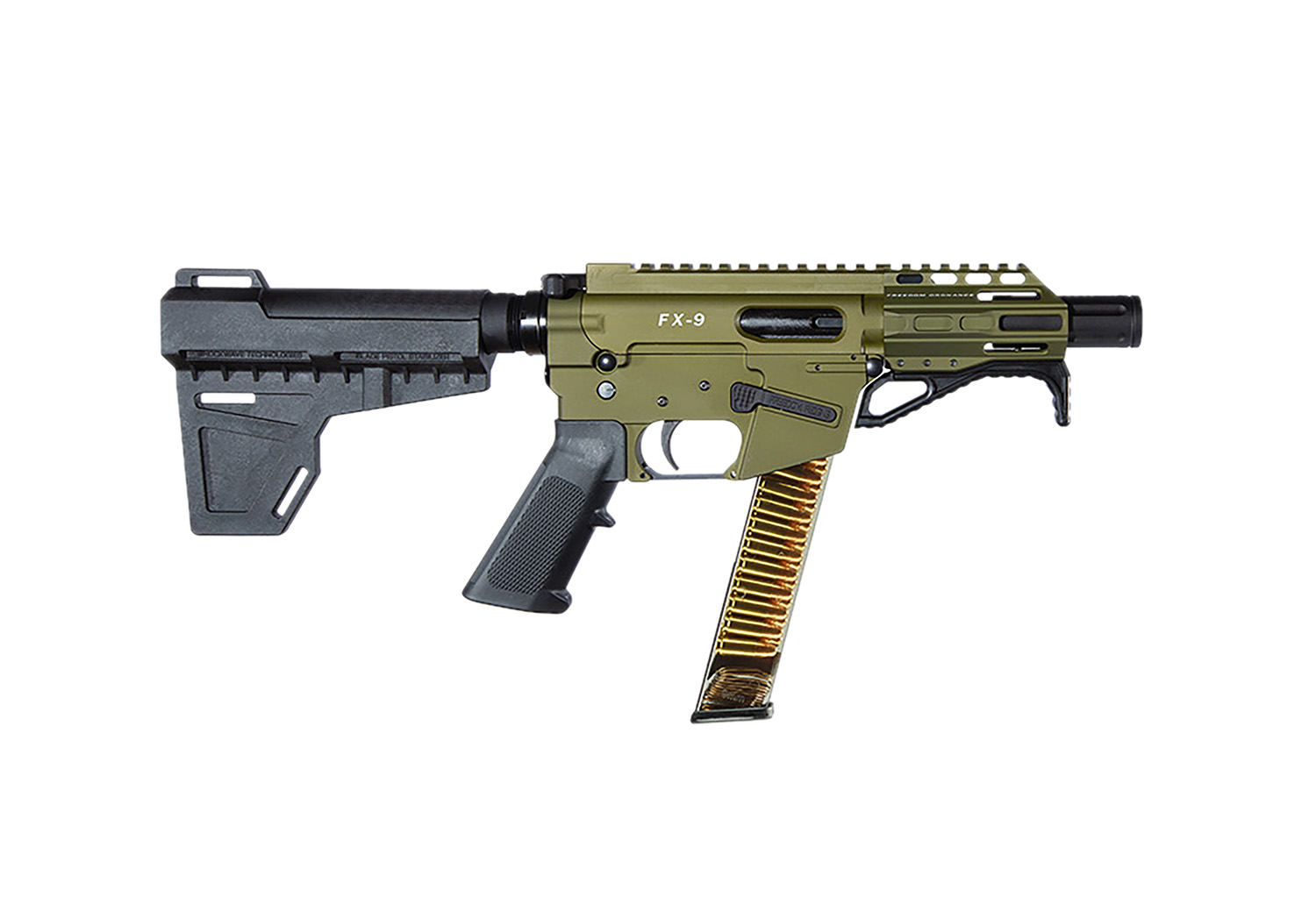 FREEDOM ORDNANCE FX9P4-ODG FX9P  9mm Luger 31+1 4" OD Green