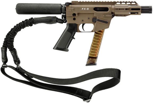 FREEDOM ORDNANCE FX9P4T-FDE FX9P  9mm Luger 31+1 4" Flat Dark Earth Synthetic Pistol Tube