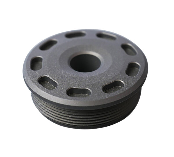 SilencerCo AC5388 Bravo Front Cap 223 Cal Titanium Black