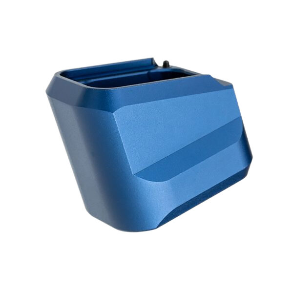 Tyrant CNC TDVP9MAGEXBLUE Magazine Extension  Fits H&K VP9/VP40/VP30 5rd Blue Aluminum