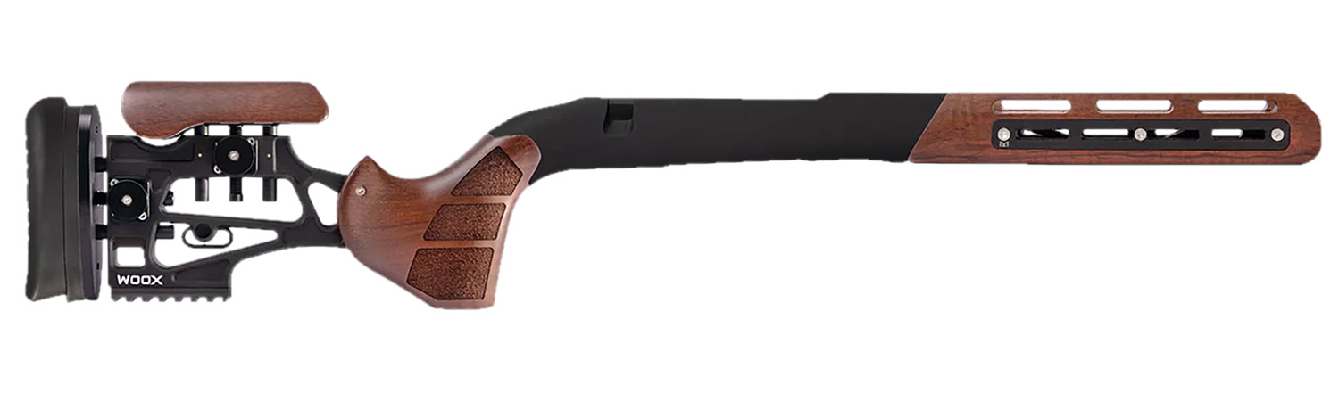 Woox SH.CHS011.17 Furiosa Chassis Walnut Aluminum/Wood Fits Tikka T3/T3X CTR Bolt Action 31" OAL