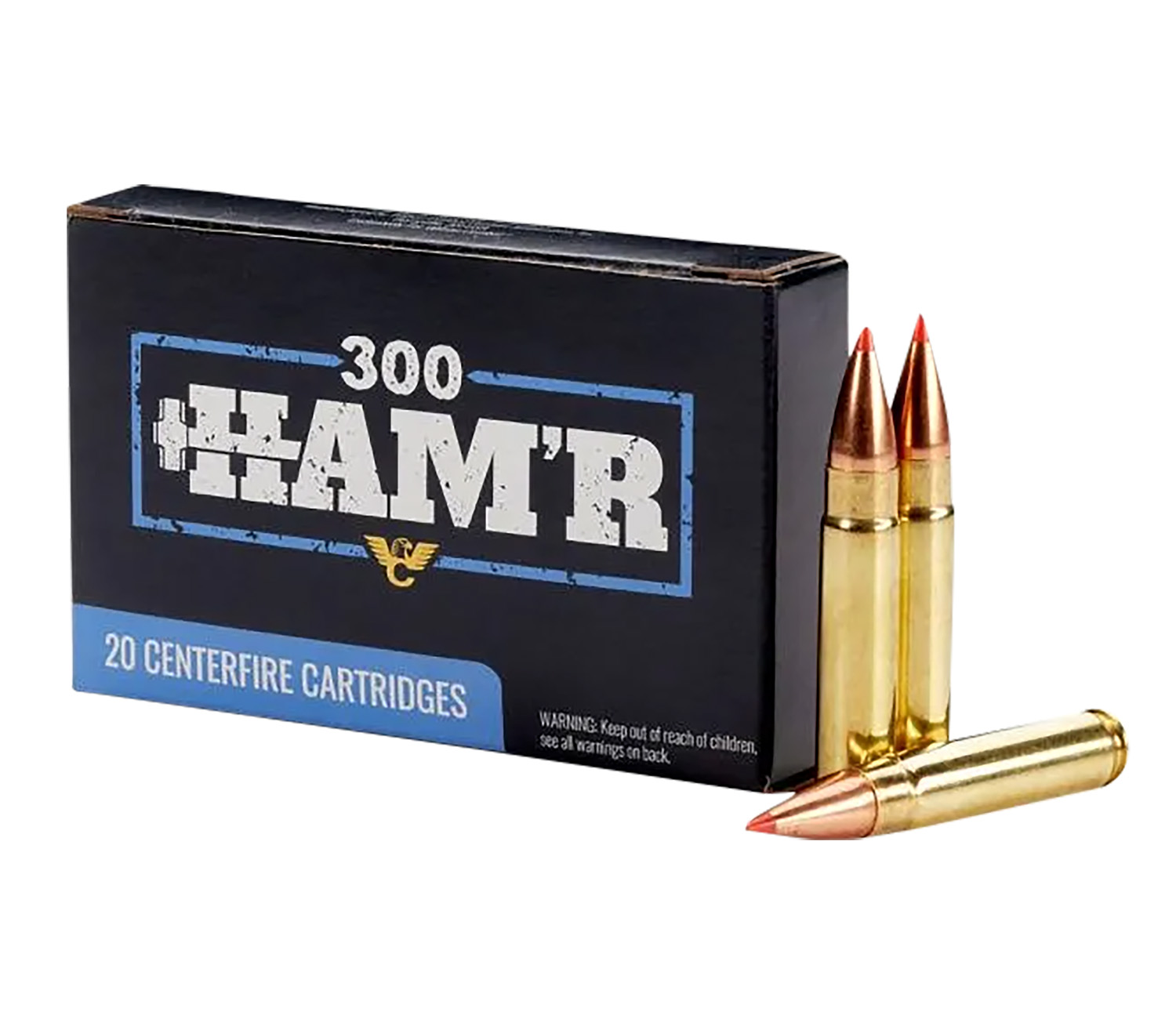 Wilson Combat A300HMR110VMAX   300HAM'R 110gr V-Max 20 Per Box/10 Case