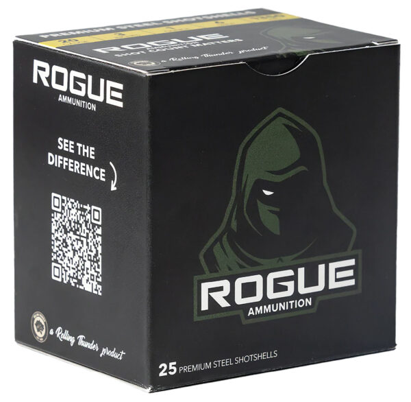 Rogue Ammunition RA-20-1-6S   20Gauge 3" 1oz 6Shot 25 Per Box/10 Case